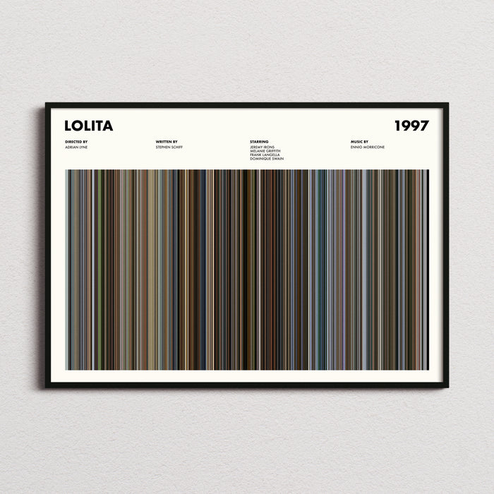 Lolita Movie Barcode Poster