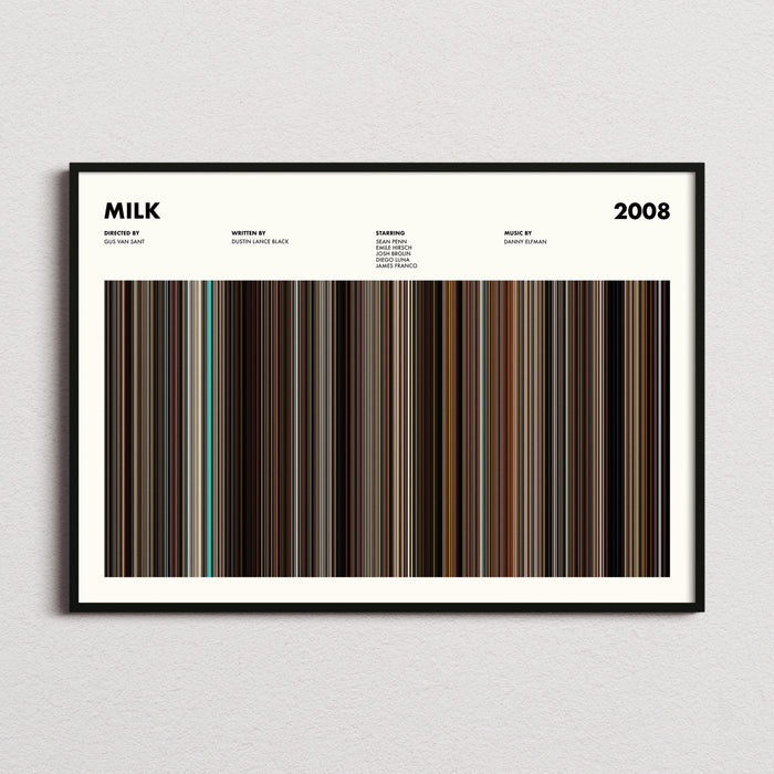 Milk Movie Barcode Poster