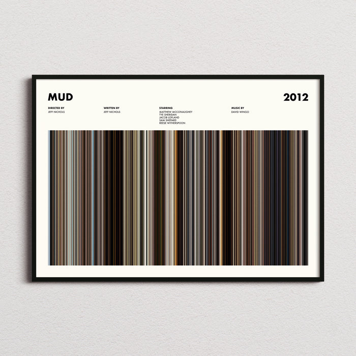 Mud Movie Barcode Poster