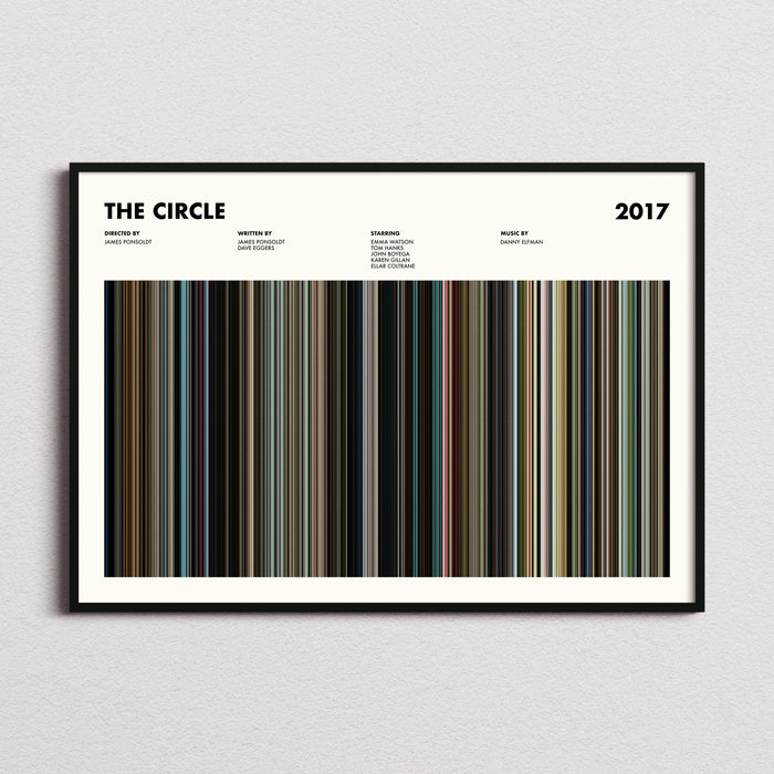 The Circle Movie Barcode Poster