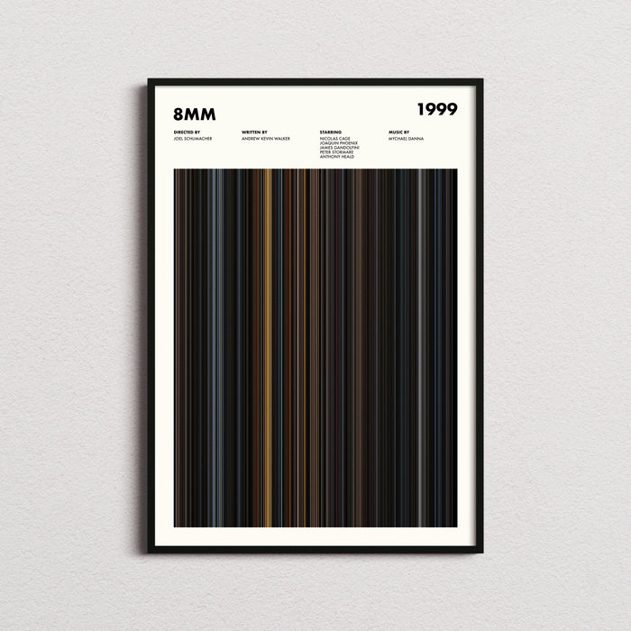 8mm Movie Barcode Poster