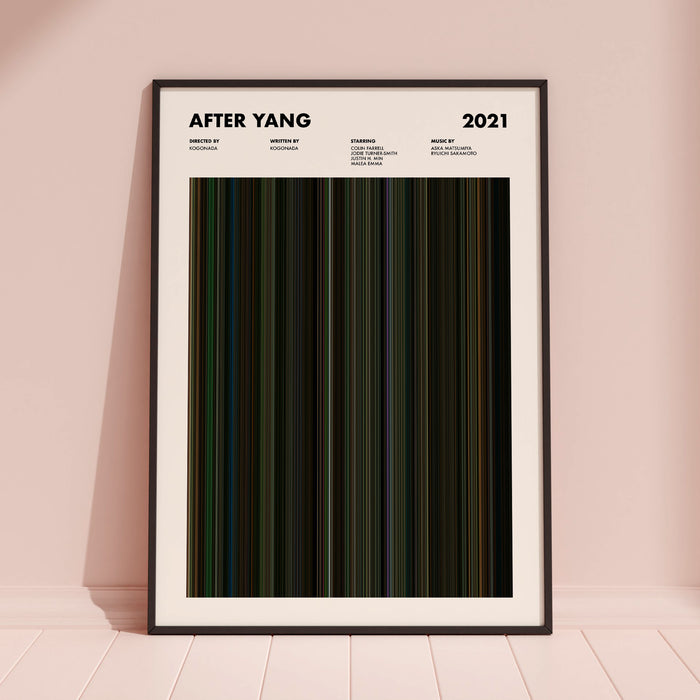 After Yang Movie Barcode Poster