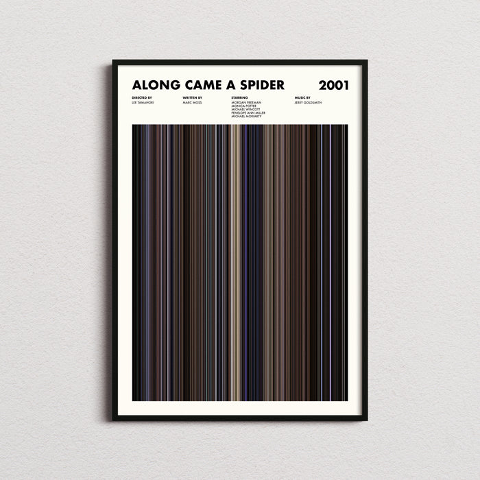 Along Came a Spider Movie Barcode Poster