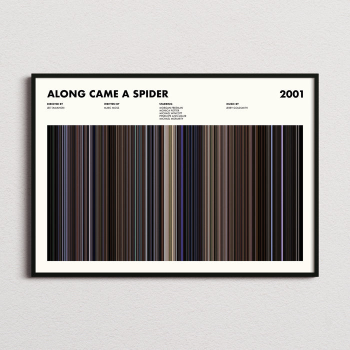 Along Came a Spider Movie Barcode Poster