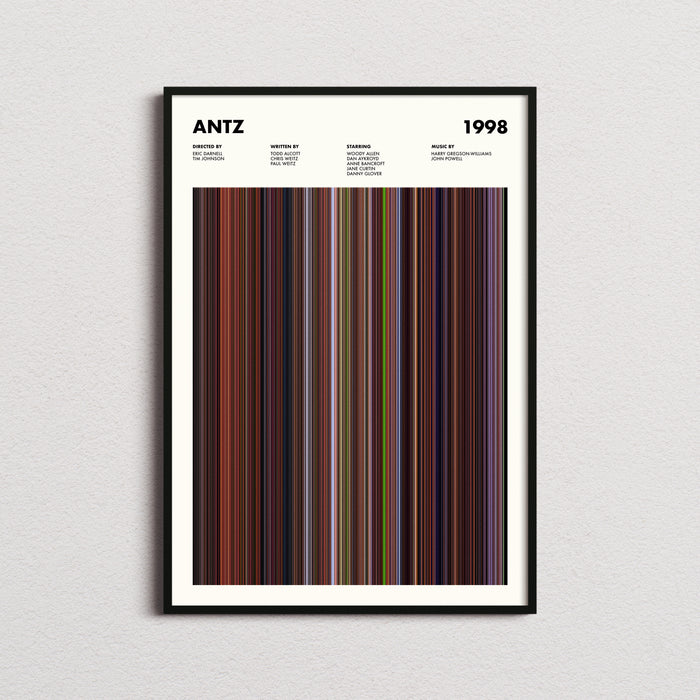 Antz Movie Barcode Poster