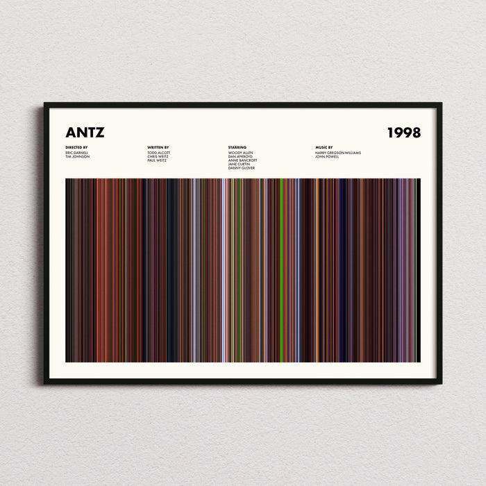 Antz Movie Barcode Poster