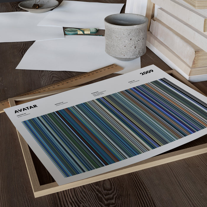 Avatar Movie Barcode Poster