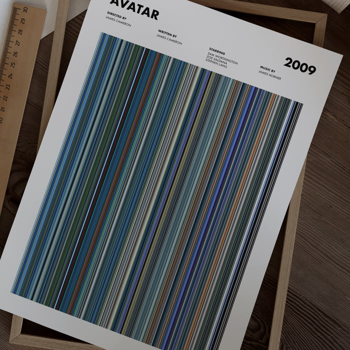 Avatar Movie Barcode Poster