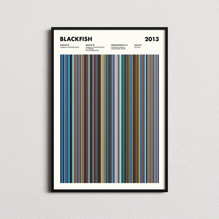 Blackfish Movie Barcode Poster