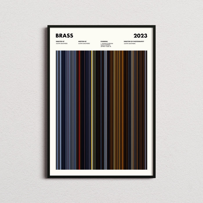 Brass Movie Barcode Poster