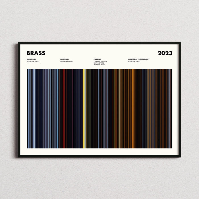 Brass Movie Barcode Poster