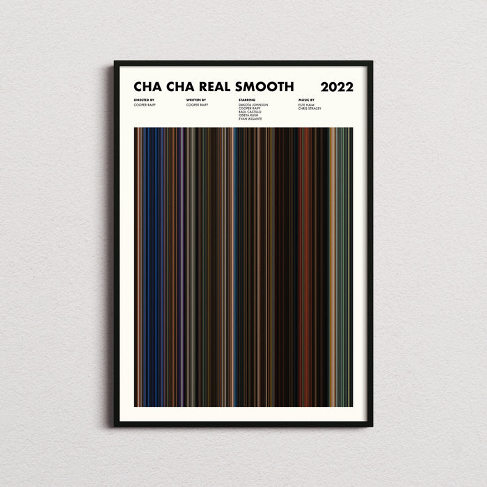 Cha Cha Real Smooth Movie Barcode Poster