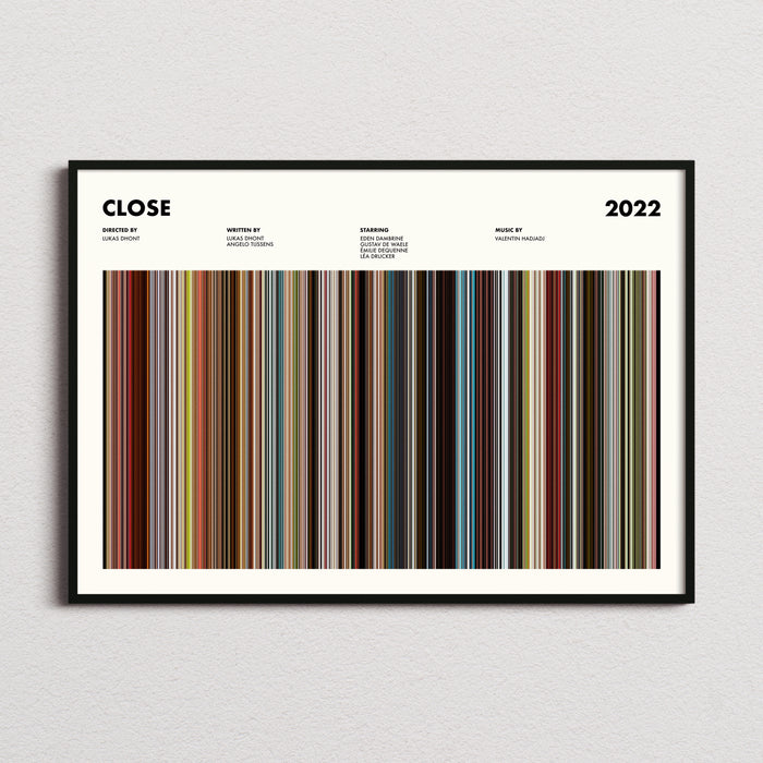 Close Movie Barcode Poster