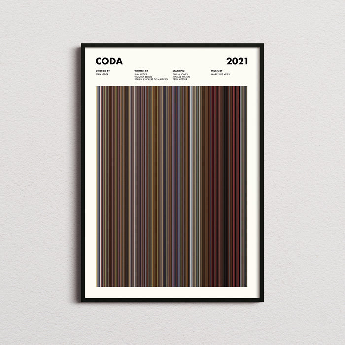 CODA Movie Barcode Poster