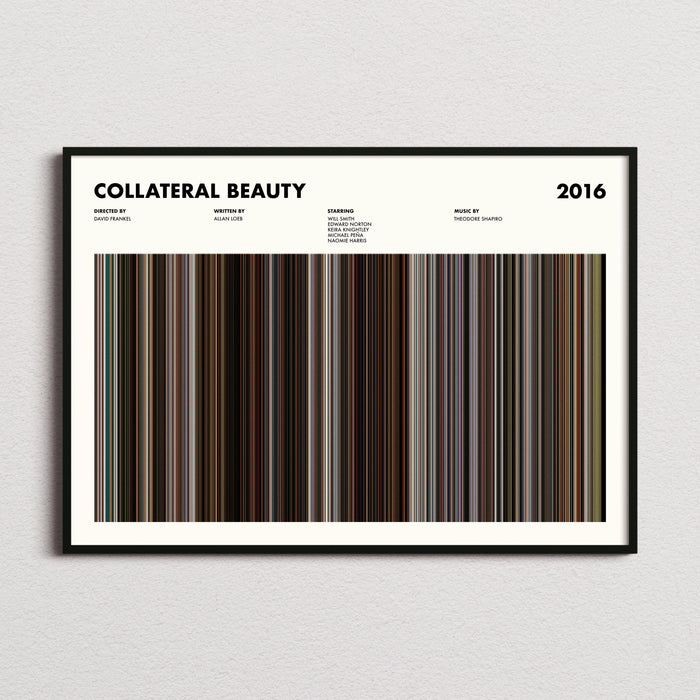 Collateral Beauty Movie Barcode Poster