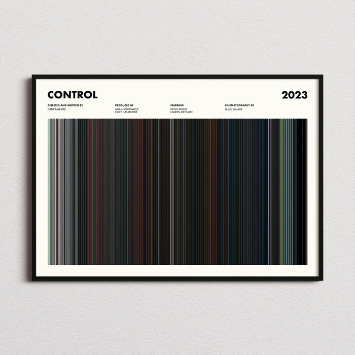 Control Movie Barcode Poster