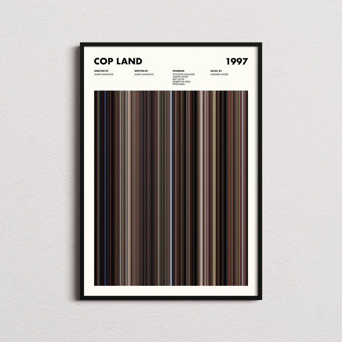 Cop Land Movie Barcode Poster