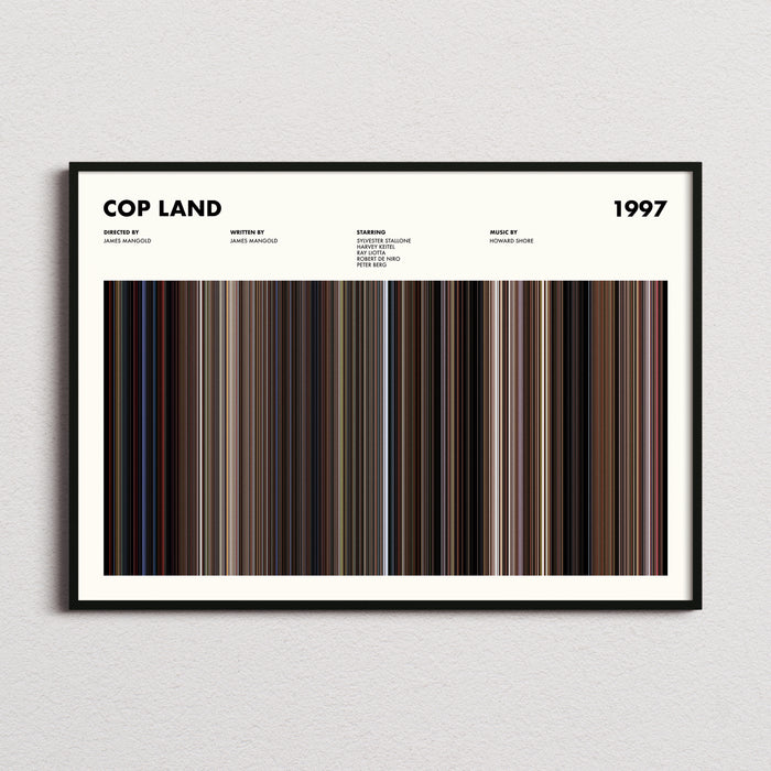Cop Land Movie Barcode Poster