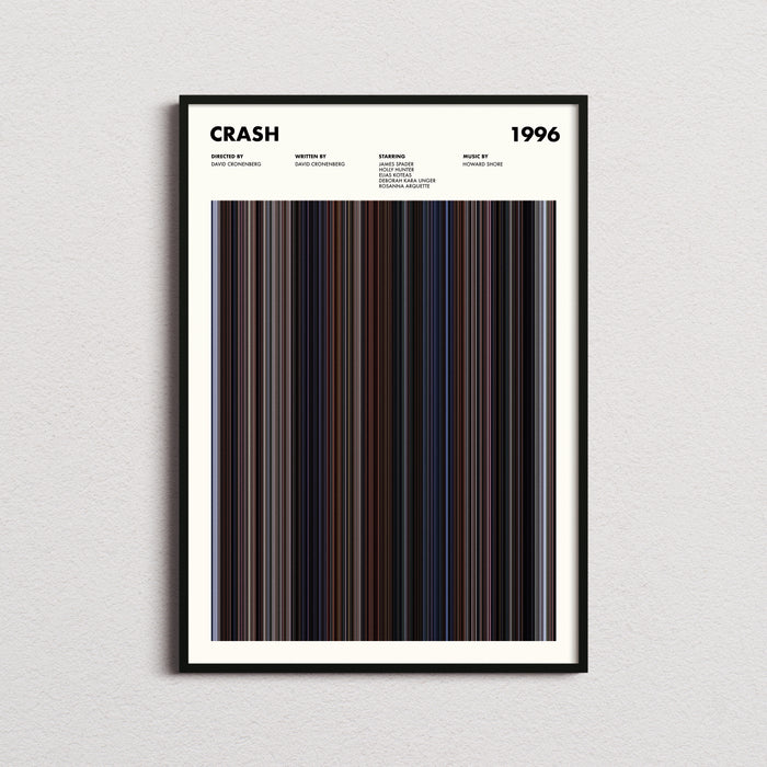 Crash Movie Barcode Poster
