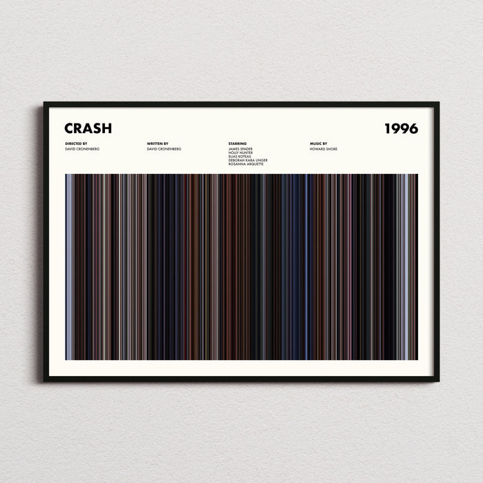 Crash Movie Barcode Poster