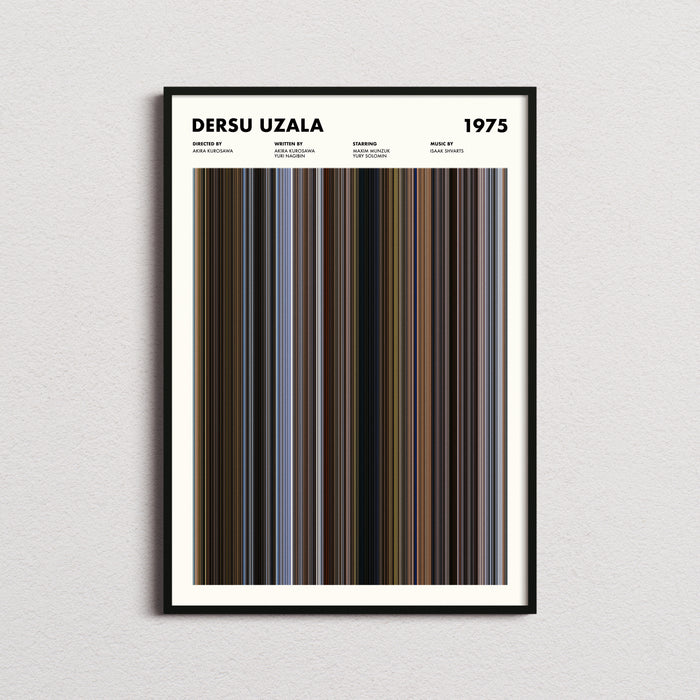 Dersu Uzala Movie Barcode Poster