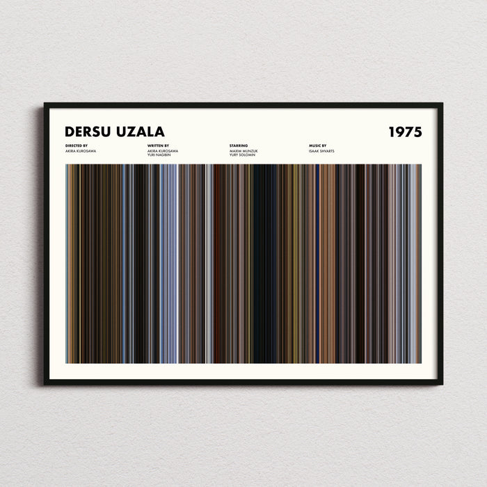 Dersu Uzala Movie Barcode Poster