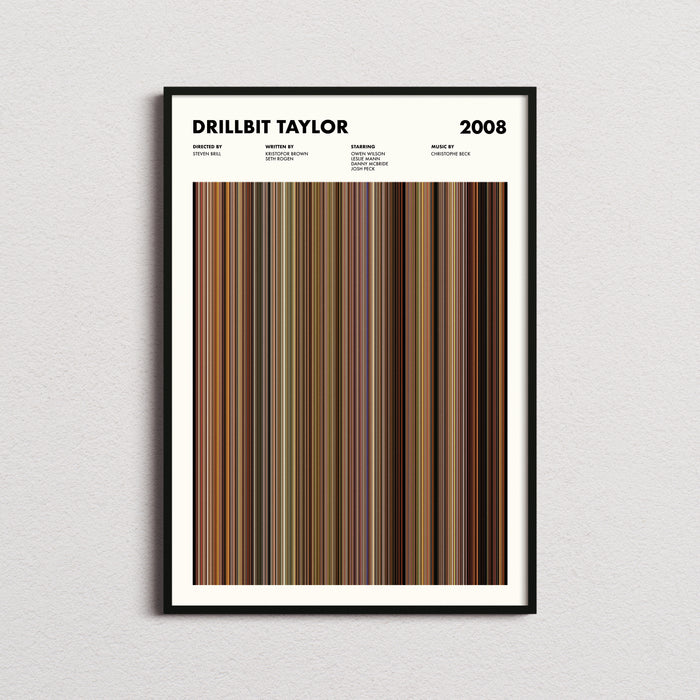 Drillbit Taylor Movie Barcode Poster