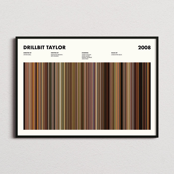 Drillbit Taylor Movie Barcode Poster