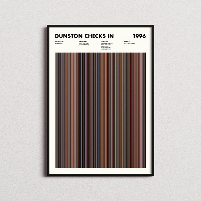 Dunston Checks In Movie Barcode Poster