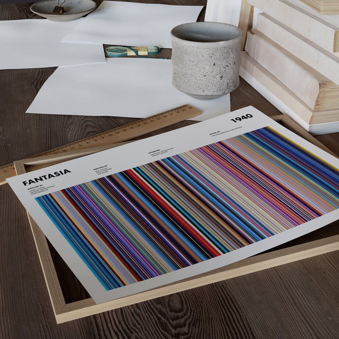 Fantasia Movie Barcode Poster