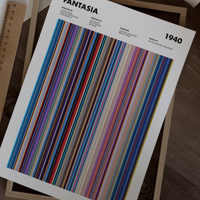 Fantasia Movie Barcode Poster
