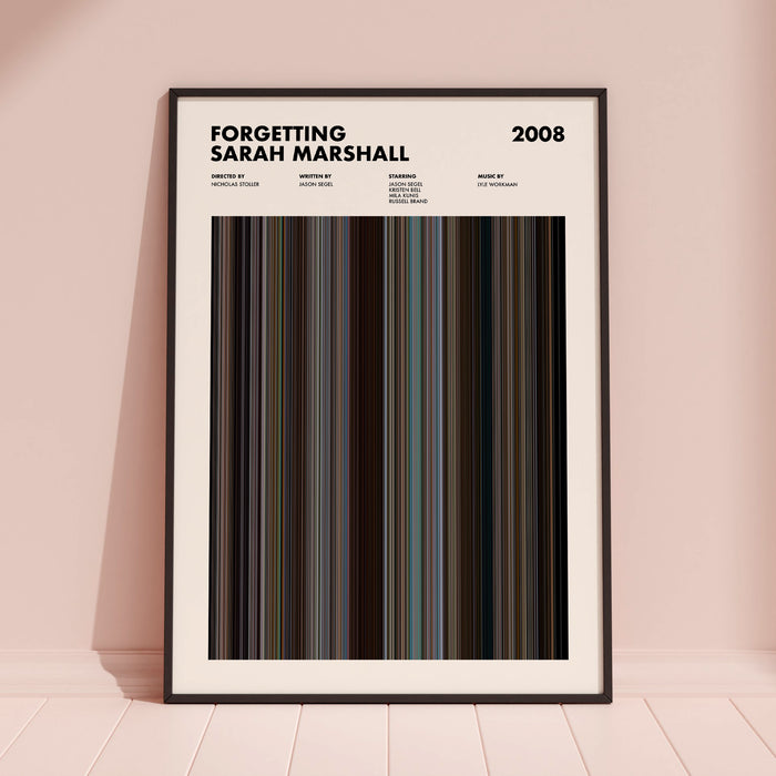 Forgetting Sarah Marshall Movie Barcode Movie Barcode Poster