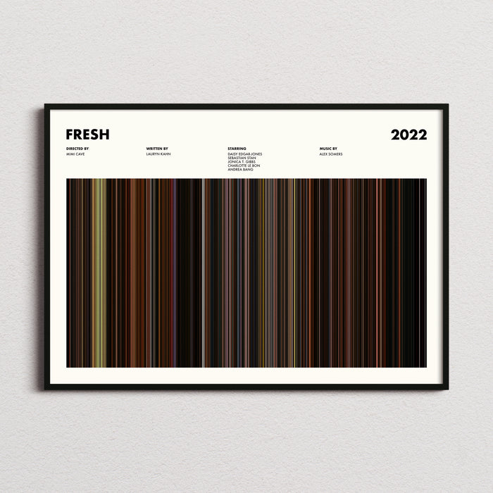 Fresh Movie Barcode Poster