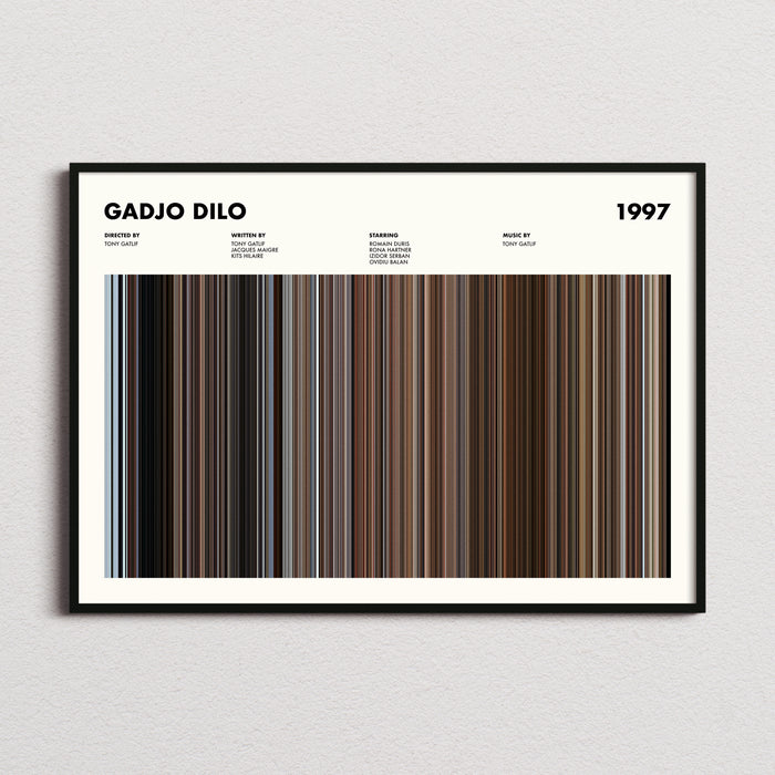 Gadjo Dilo Movie Barcode Poster