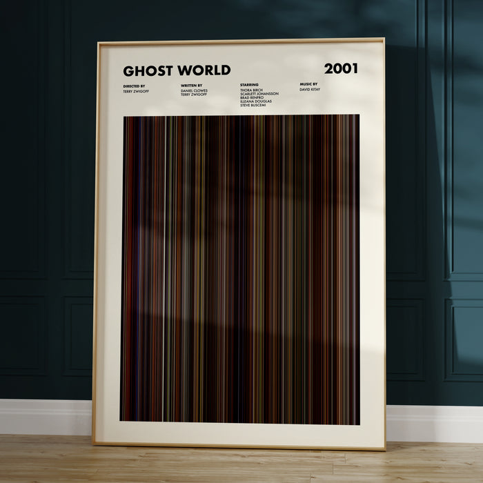 Ghost World Movie Barcode Poster