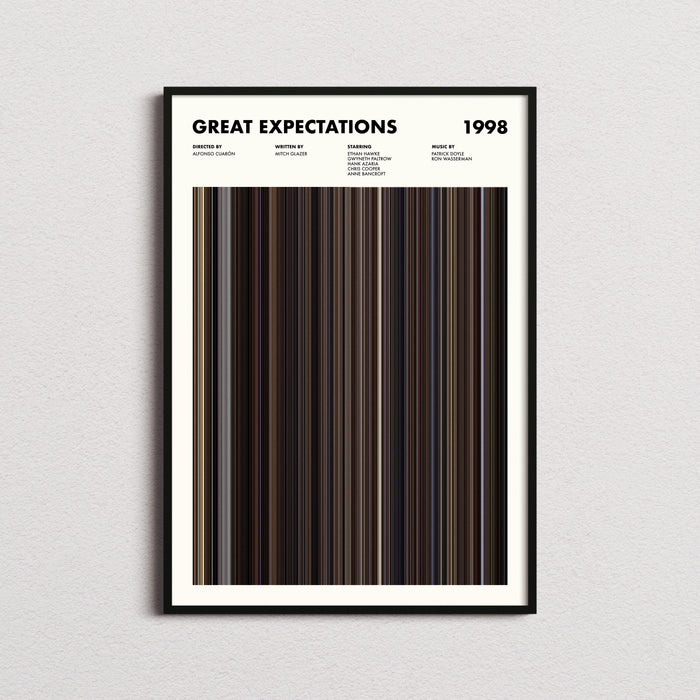 Great Expectations Movie Barcode Poster
