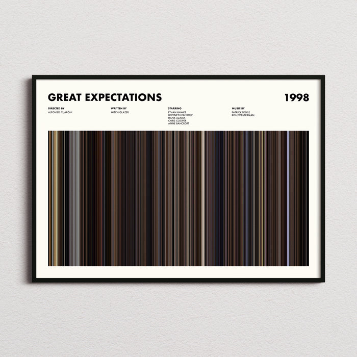 Great Expectations Movie Barcode Poster