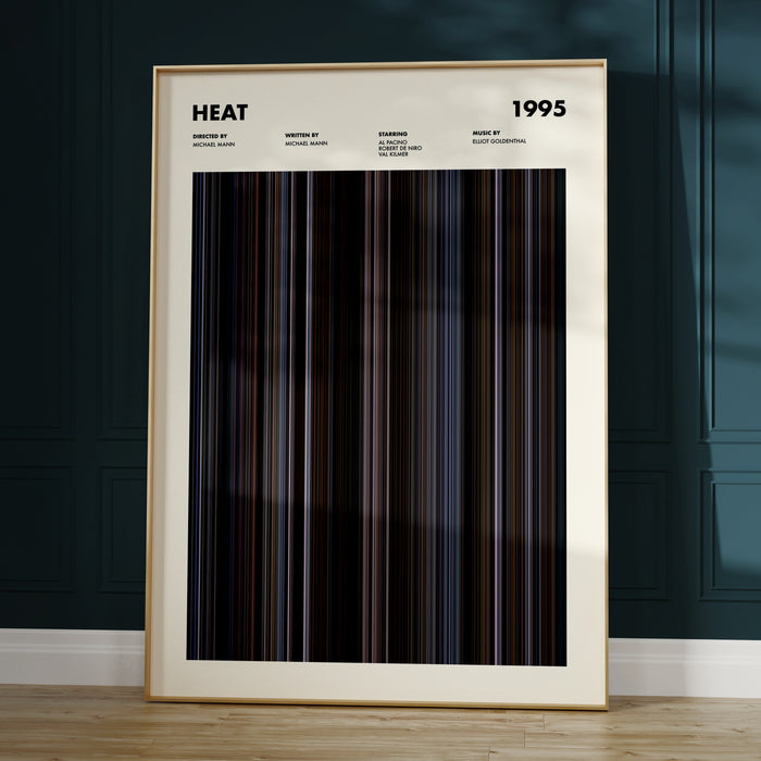 Heat Movie Barcode Poster
