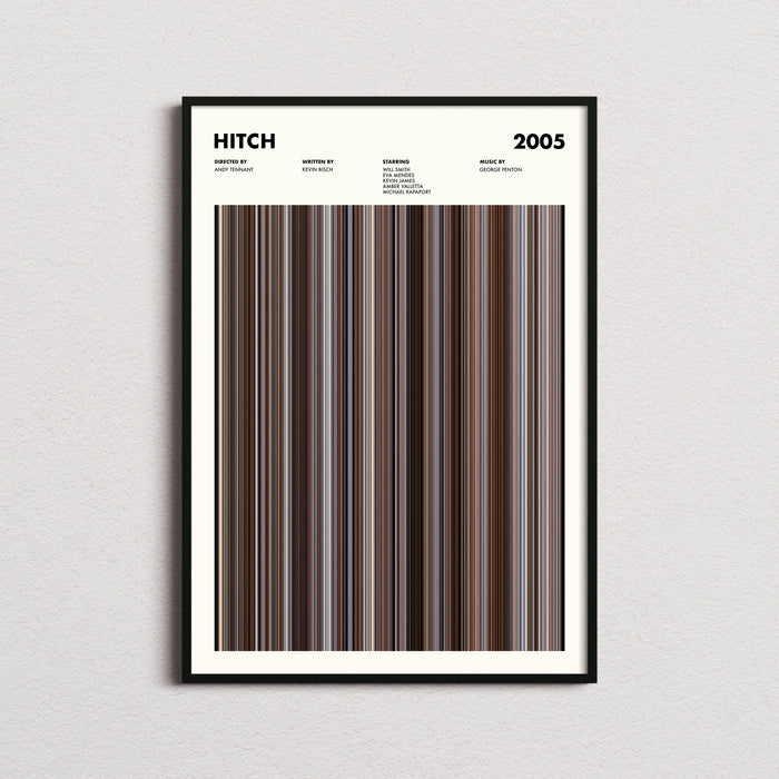 Hitch Movie Barcode Poster