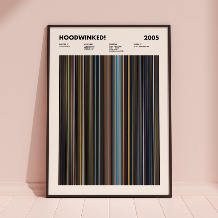 Hoodwinked Movie Barcode Poster