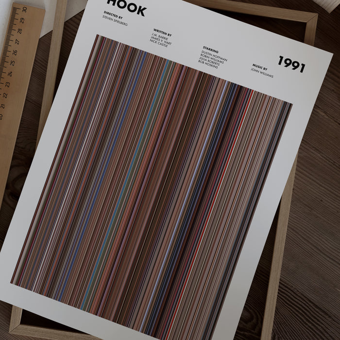 Hook Movie Barcode Poster