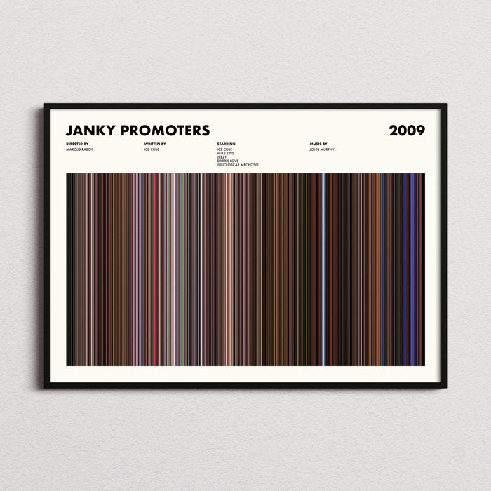 Janky Promoters Movie Barcode Poster