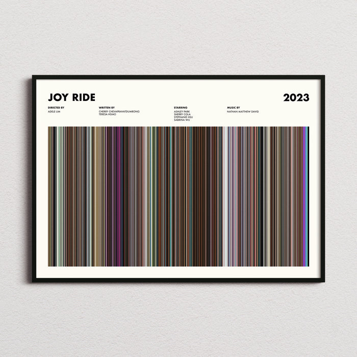 Joy Ride Movie Barcode Poster