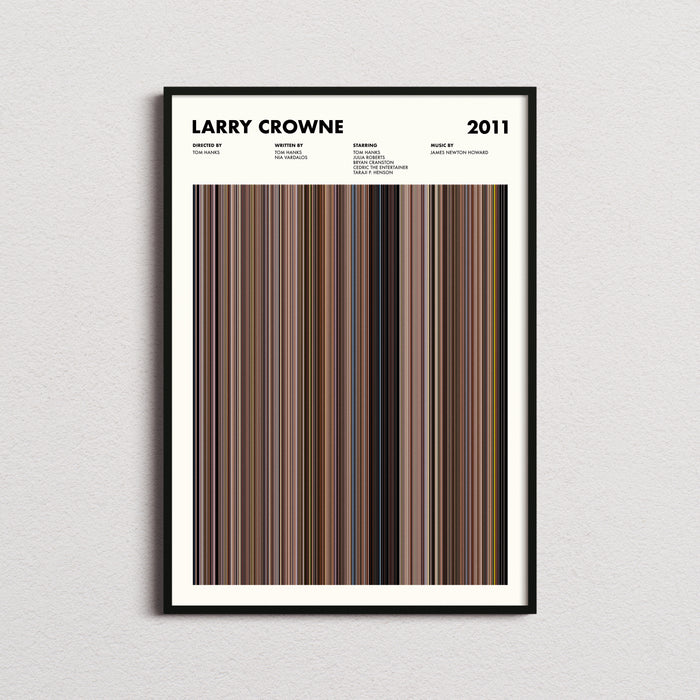 Larry Crowne Movie Barcode Poster