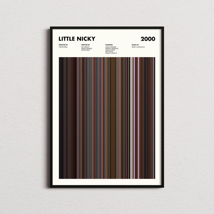 Little Nicky Movie Barcode Poster