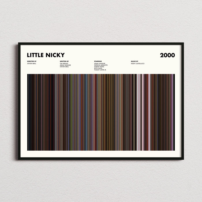Little Nicky Movie Barcode Poster