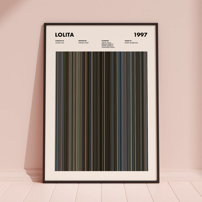 Lolita Movie Barcode Poster