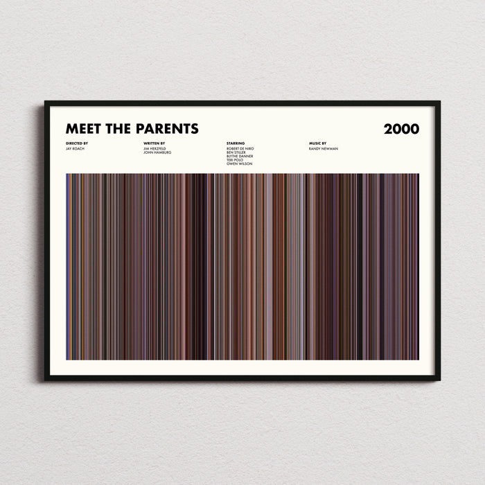 Meet The Parents Movie Barcode Poster