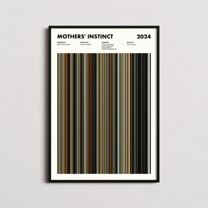 Mothers Instinct Movie Barcode Poster
