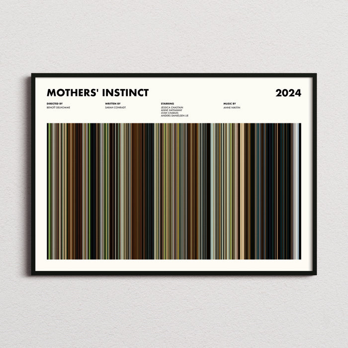 Mothers Instinct Movie Barcode Poster